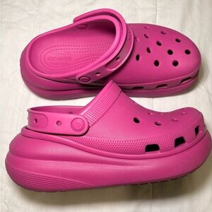 Crocs Platform Clogs Pink Women’s Size 9 Bae Style